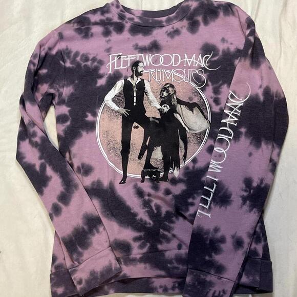 Tops - FLEETWOOD MAC RUMOURS TIE DYE SWEATSHIRT
